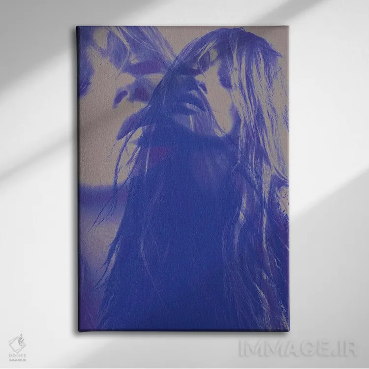 تابلو دکوراتیو کیت مضاعف اثر کیکی سی لندن - نمای روبهرو روی دیوار