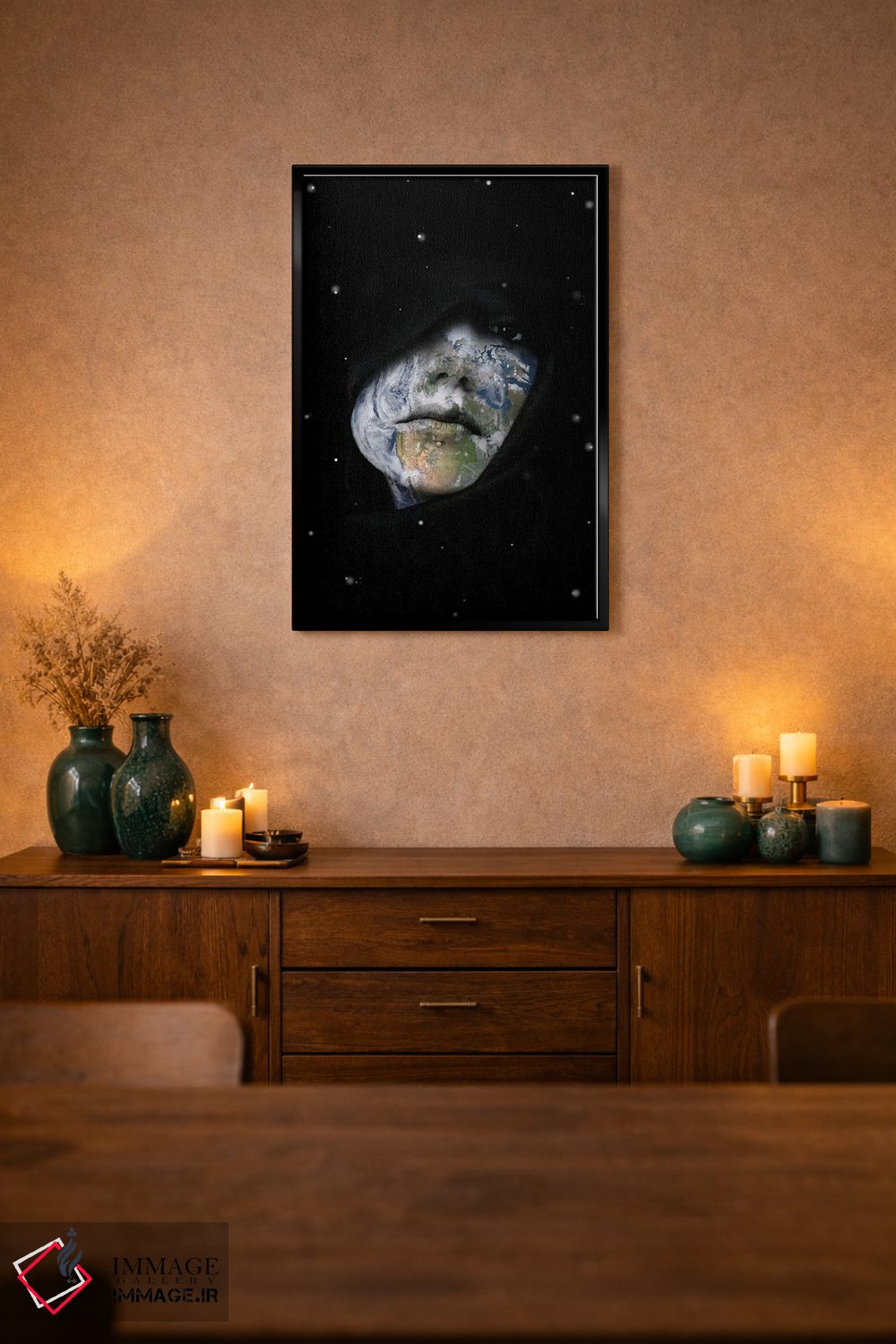 تابلو دکوراتیو دنیا زنانه است اثر کیکی سی لندن - D2B