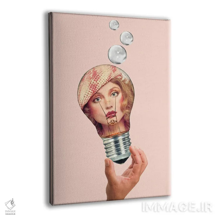 تابلو دکوراتیو آن قدرها هم واضح نیست اثر کیکی سی لندن - نمای پرسپکتیو محصول