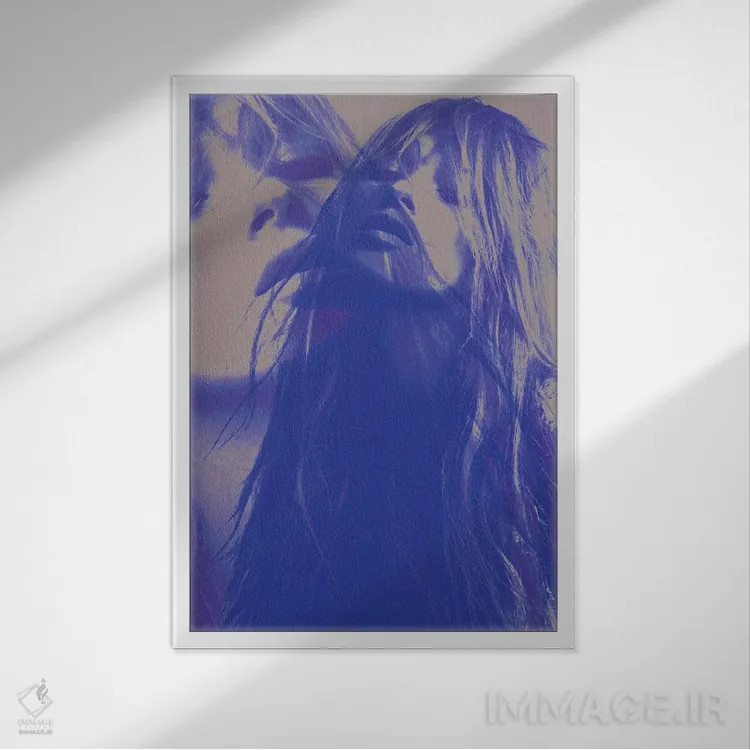 تابلو دکوراتیو کیت مضاعف اثر کیکی سی لندن - نمای قابدار سفید