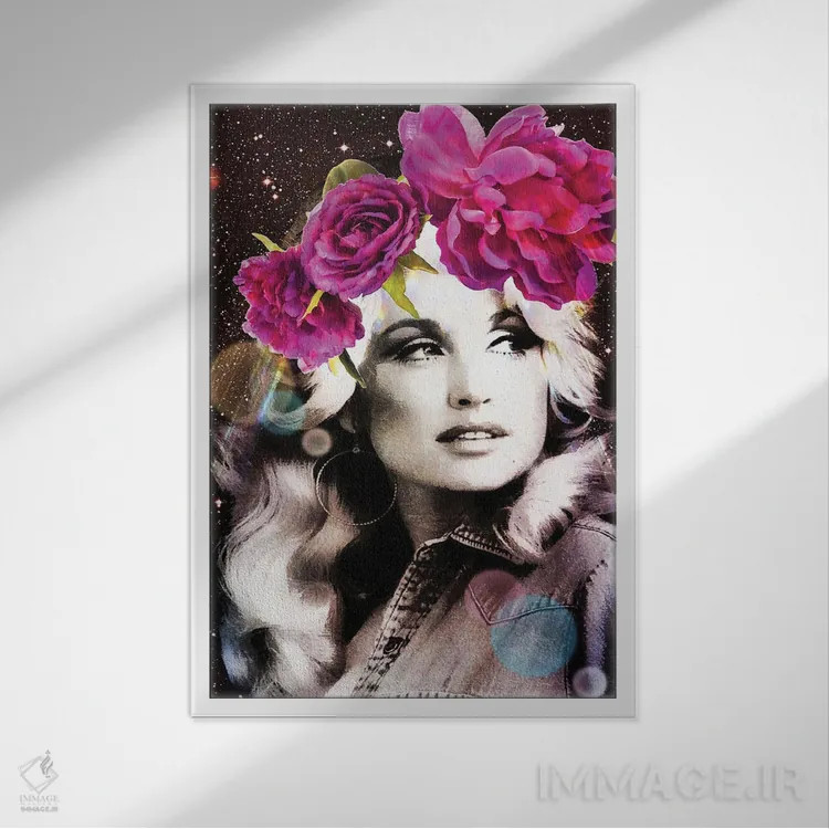 تابلو دکوراتیو دالی مقدس اثر کیکی سی لندن - نمای قابدار سفید