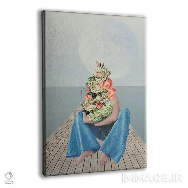 تابلو دکوراتیو فروتن اثر کیکی سی لندن - نمای پرسپکتیو محصول