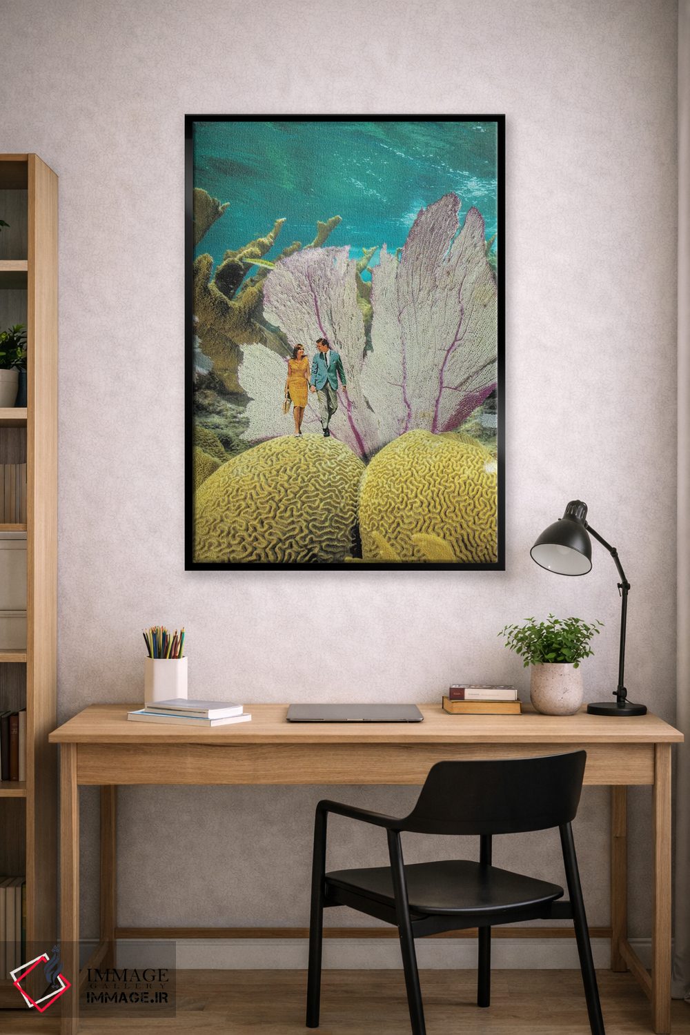 تابلو دکوراتیو زیر آب اثر کیکی سی لندن - D2B