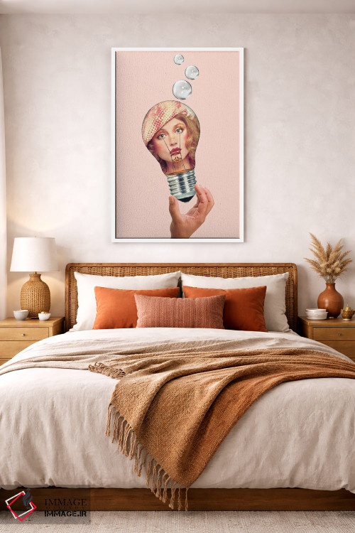 تابلو دکوراتیو آن قدرها هم واضح نیست اثر کیکی سی لندن - D3W