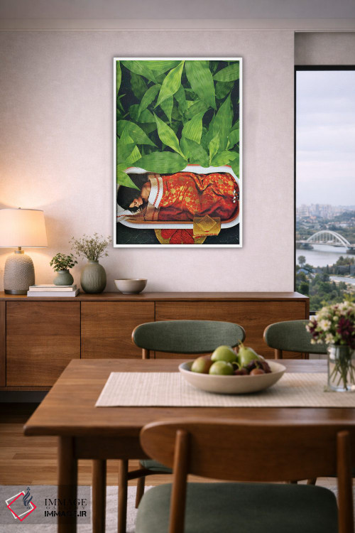 تابلو دکوراتیو اکسیژن اثر کیکی سی لندن - D6W