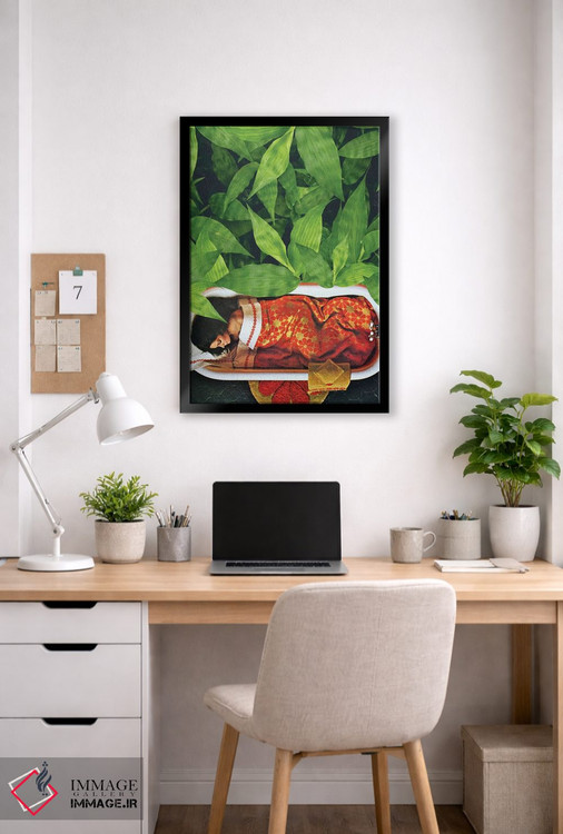 تابلو دکوراتیو اکسیژن اثر کیکی سی لندن - D5B