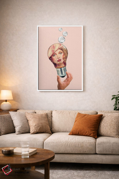 تابلو دکوراتیو آن قدرها هم واضح نیست اثر کیکی سی لندن - D4W