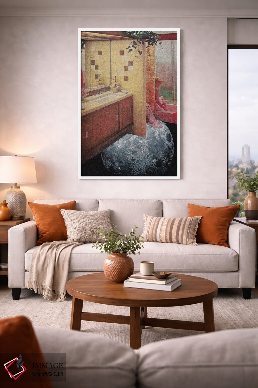 تابلو دکوراتیو ای کاش می توانستم فرار کنم اثر کیکی سی لندن - D1W