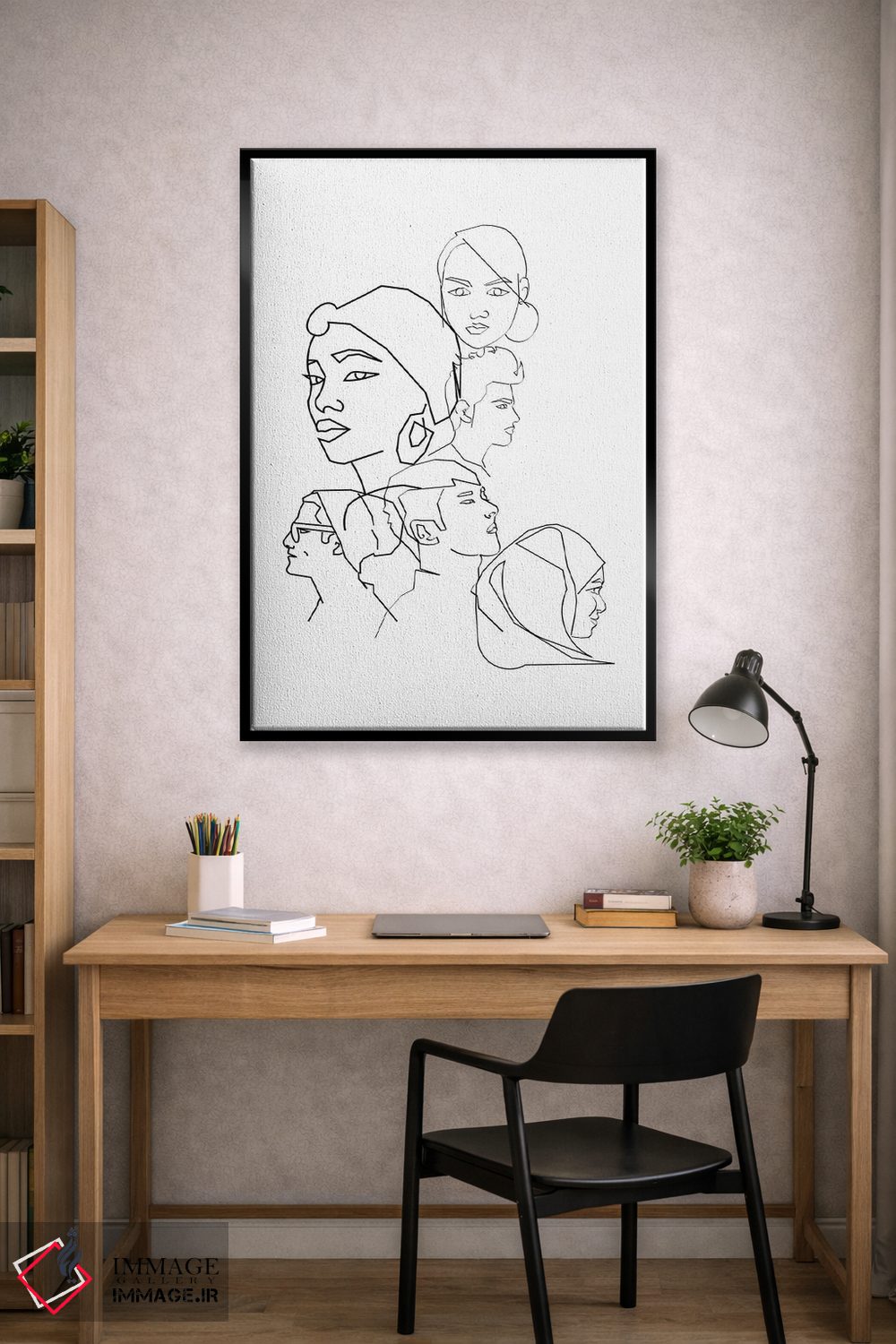 تابلو مینیمال تنوع اثر کیکی سی لندن - D3B