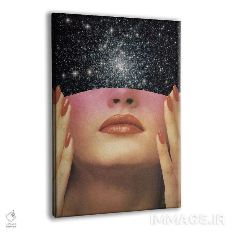 تابلو دکوراتیو پوشاندن اثر کیکی سی لندن - نمای پرسپکتیو محصول