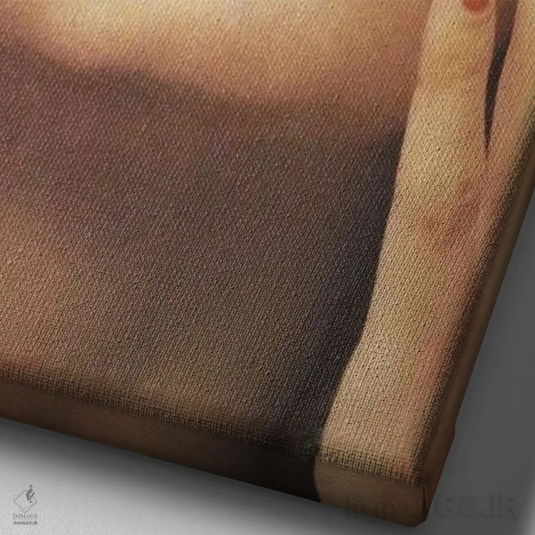 تابلو دکوراتیو پوشاندن اثر کیکی سی لندن - نمای نزدیک بافت بوم