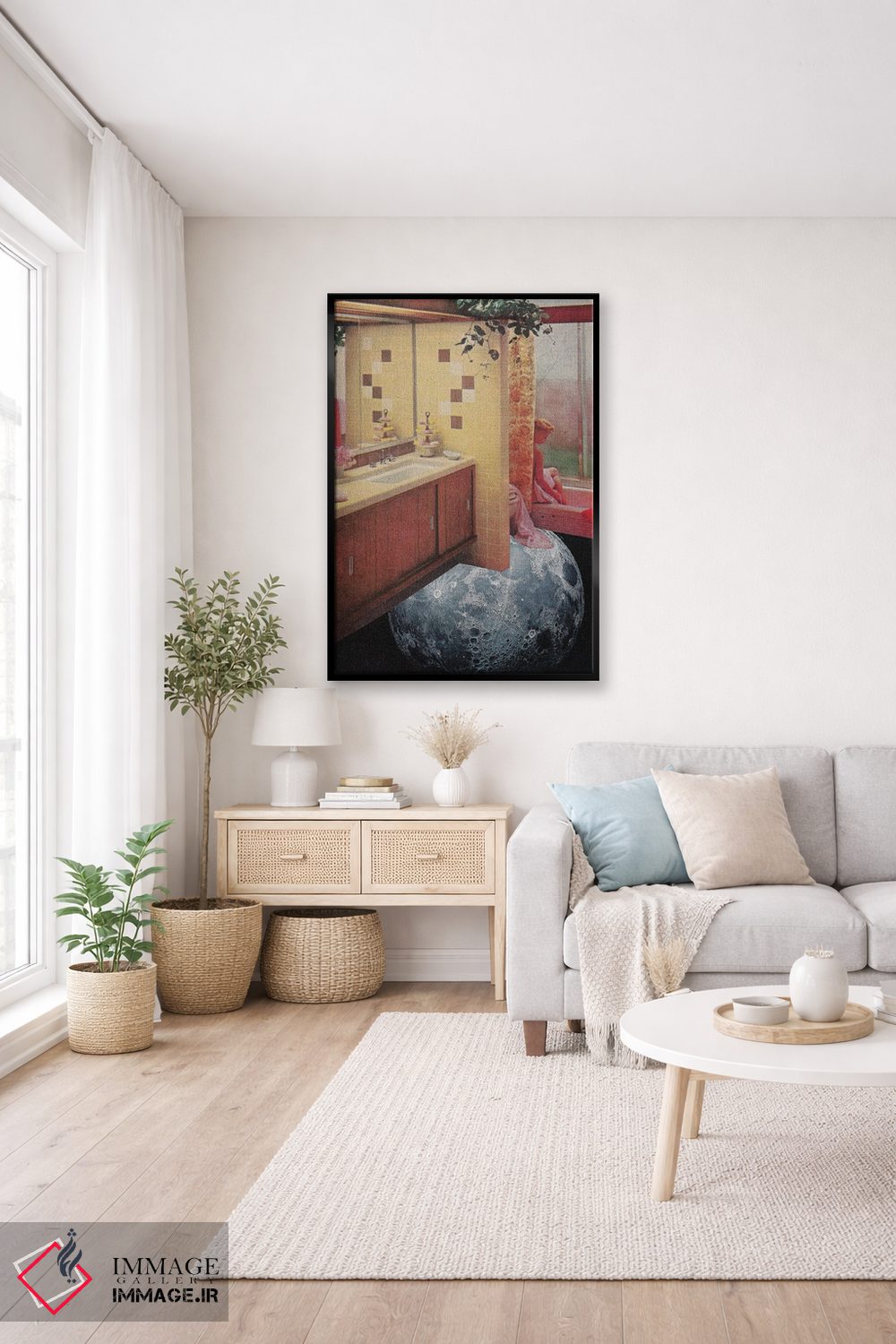 تابلو دکوراتیو ای کاش می توانستم فرار کنم اثر کیکی سی لندن - D5B