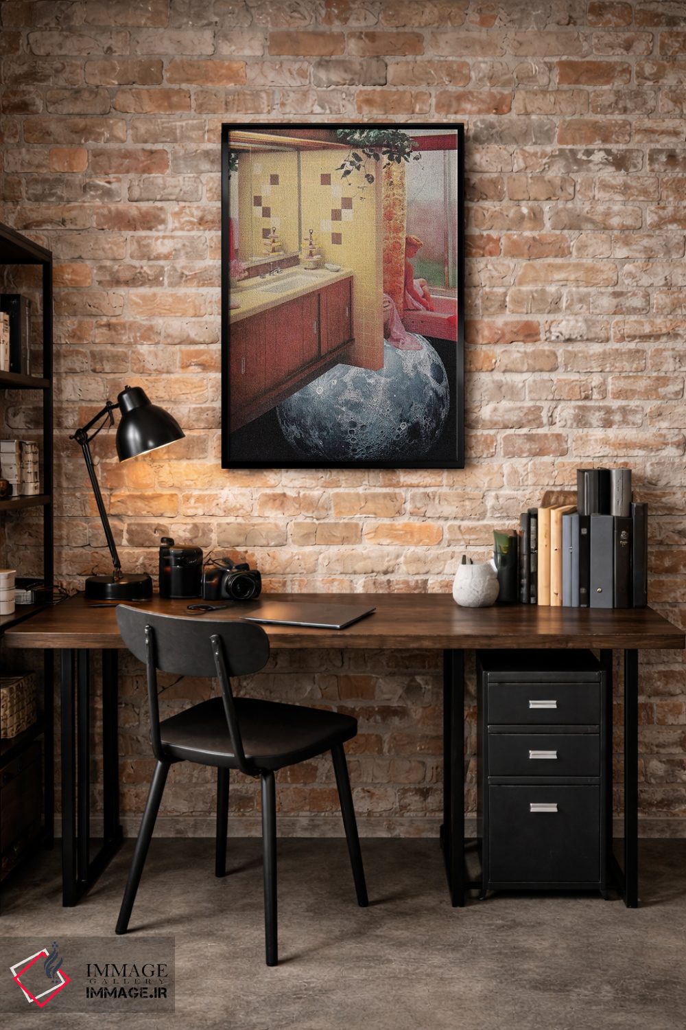 تابلو دکوراتیو ای کاش می توانستم فرار کنم اثر کیکی سی لندن - D6B