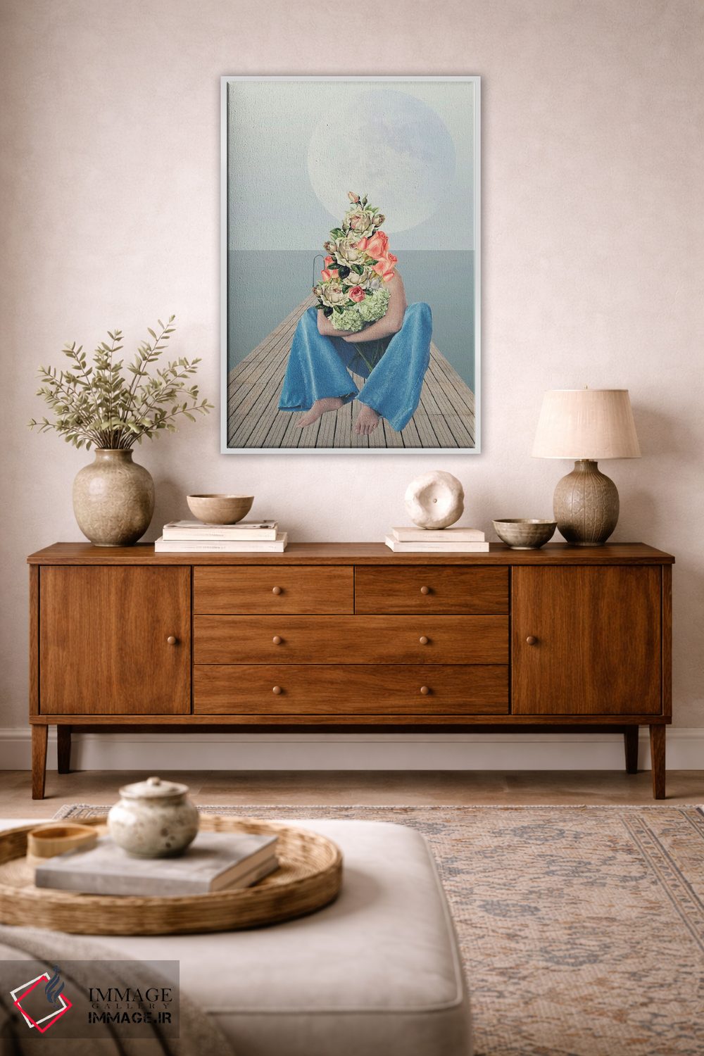 تابلو دکوراتیو فروتن اثر کیکی سی لندن - D2W