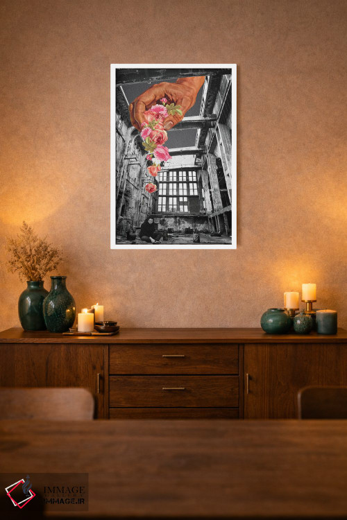 تابلو دکوراتیو مهربان اثر کیکی سی لندن - D2W