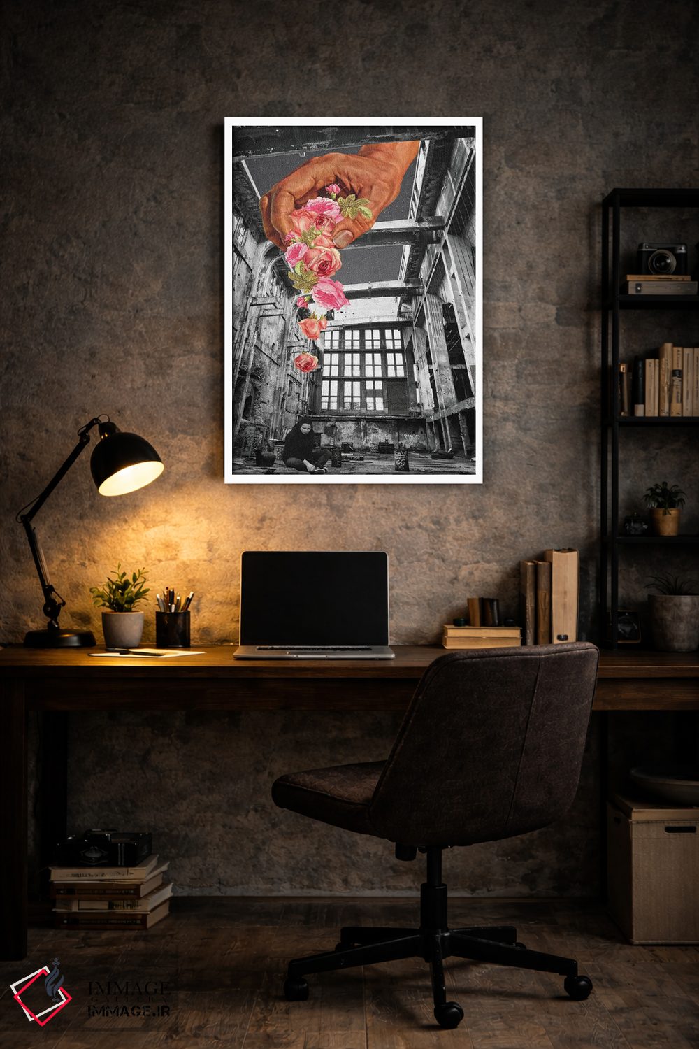 تابلو دکوراتیو مهربان اثر کیکی سی لندن - D5W