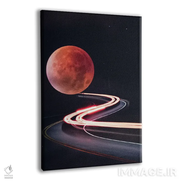 تابلو دکوراتیو راهت را پیدا کن اثر کیکی سی لندن - نمای پرسپکتیو محصول