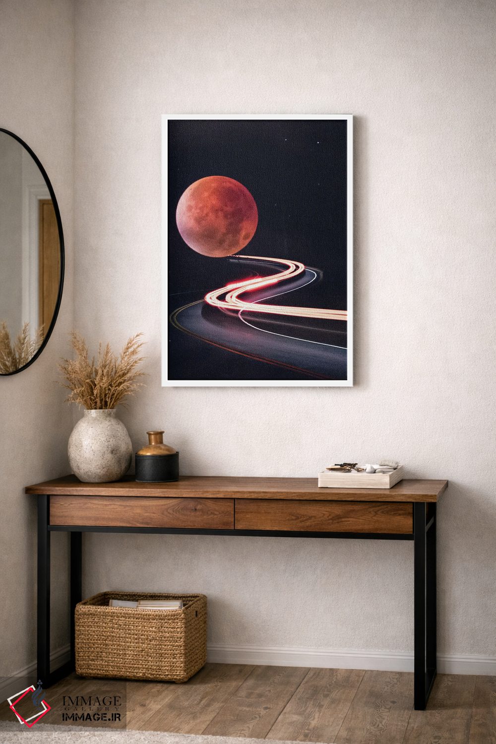 تابلو دکوراتیو راهت را پیدا کن اثر کیکی سی لندن - D1W