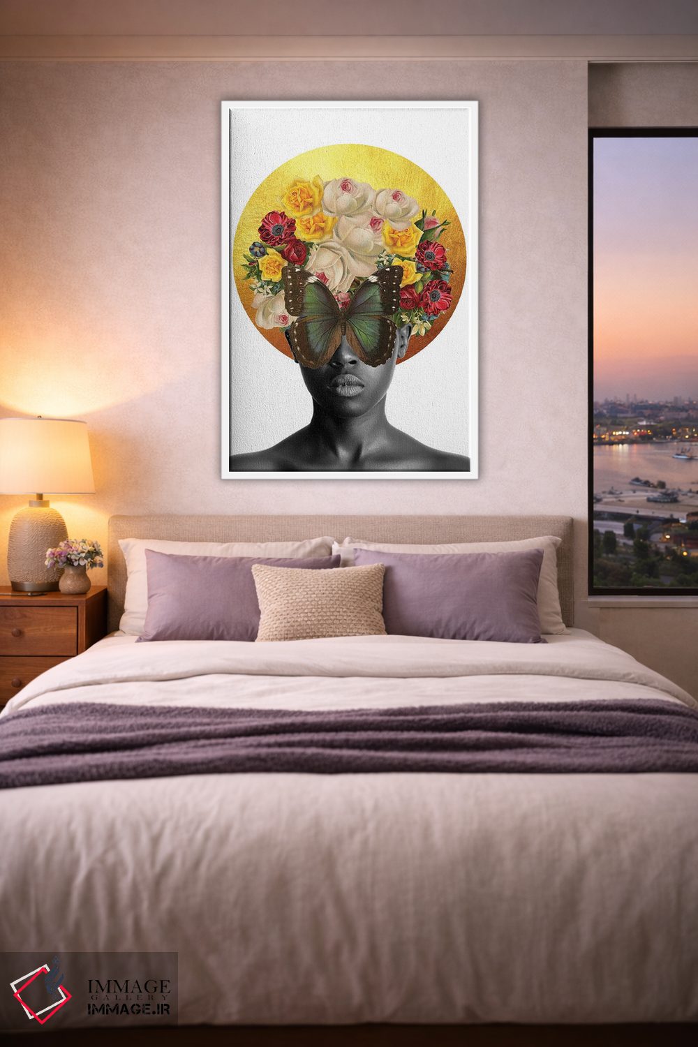 تابلو دکوراتیو زیبا اثر کیکی سی لندن - D4W