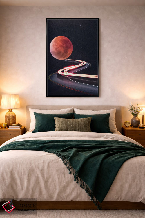 تابلو دکوراتیو راهت را پیدا کن اثر کیکی سی لندن - D2B