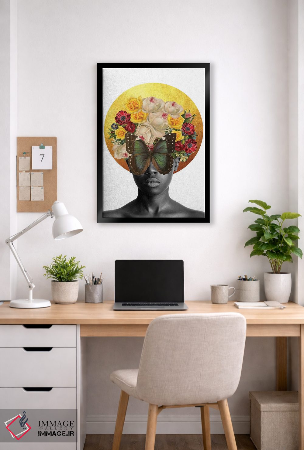 تابلو دکوراتیو زیبا اثر کیکی سی لندن - D6B