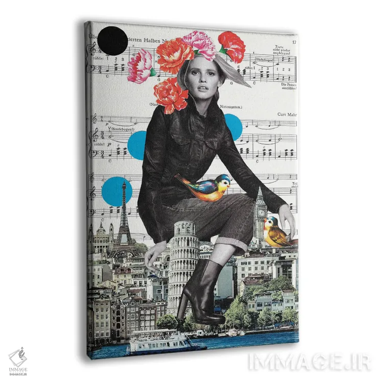 تابلو دکوراتیو راه مرا روشن کن اثر کیکی سی لندن - نمای پرسپکتیو محصول