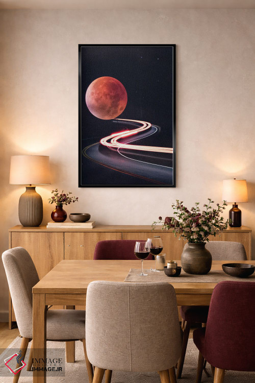 تابلو دکوراتیو راهت را پیدا کن اثر کیکی سی لندن - D4B