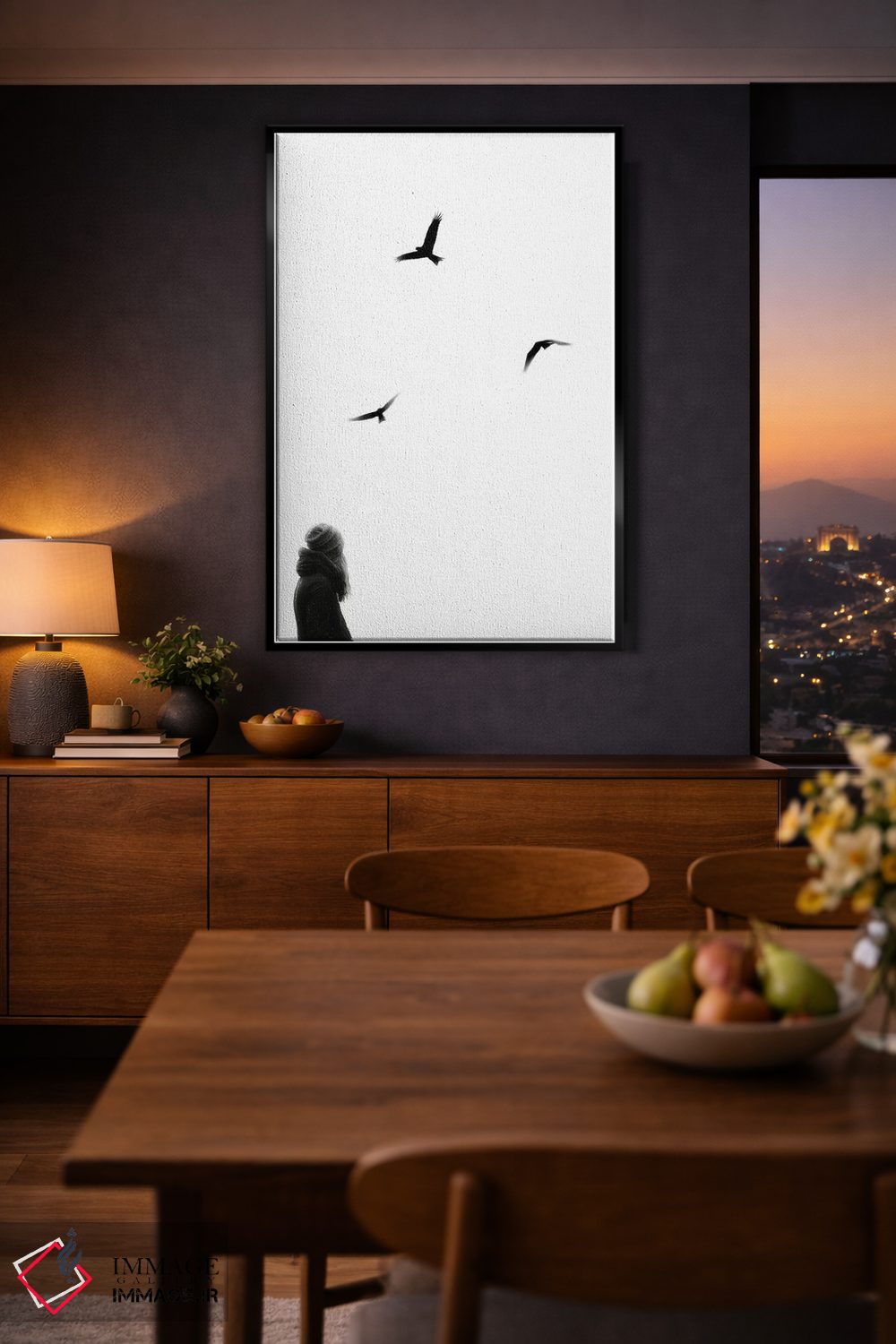 تابلو مینیمال به سادگی اثر کیکی سی لندن - D2B