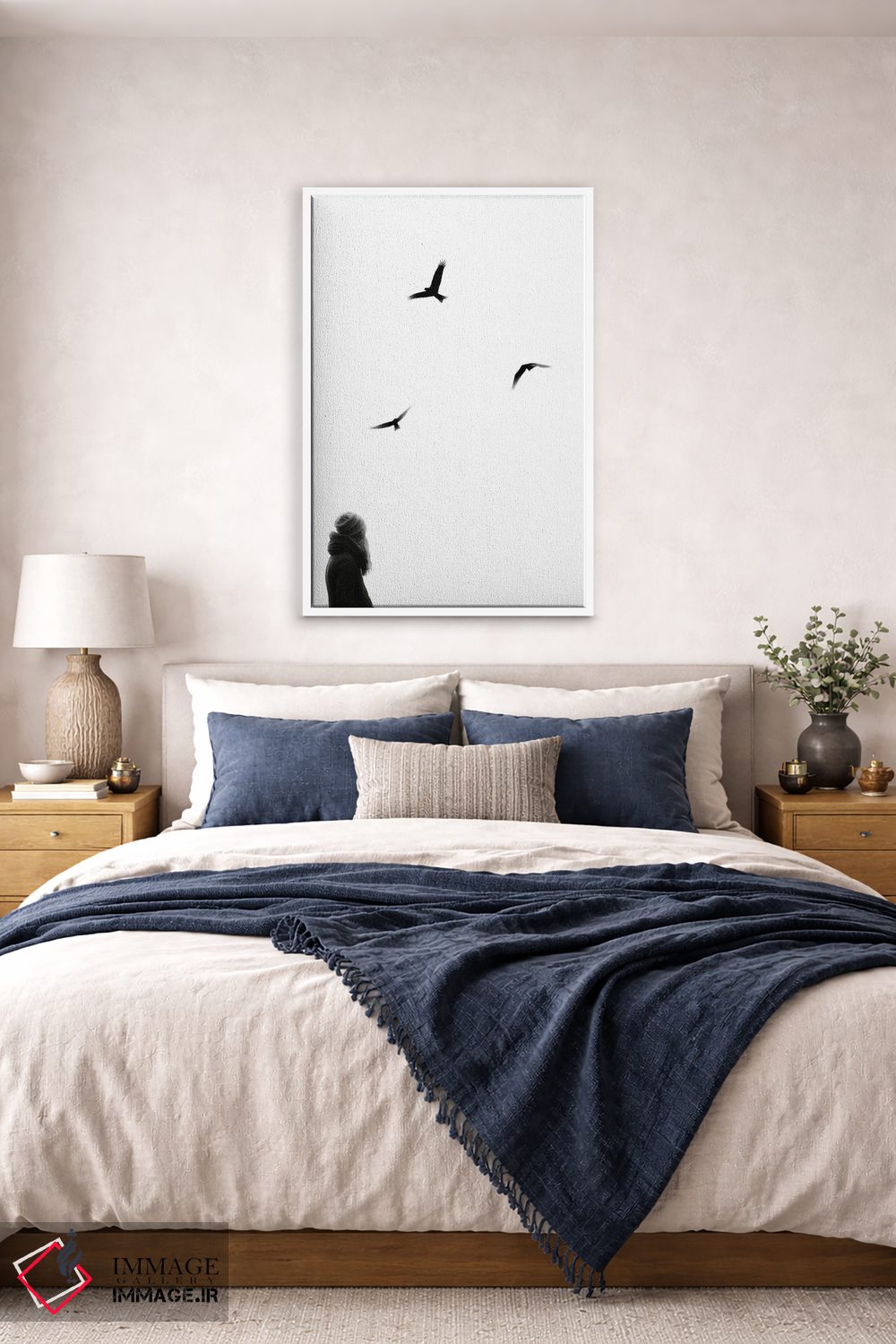 تابلو مینیمال به سادگی اثر کیکی سی لندن - D5W