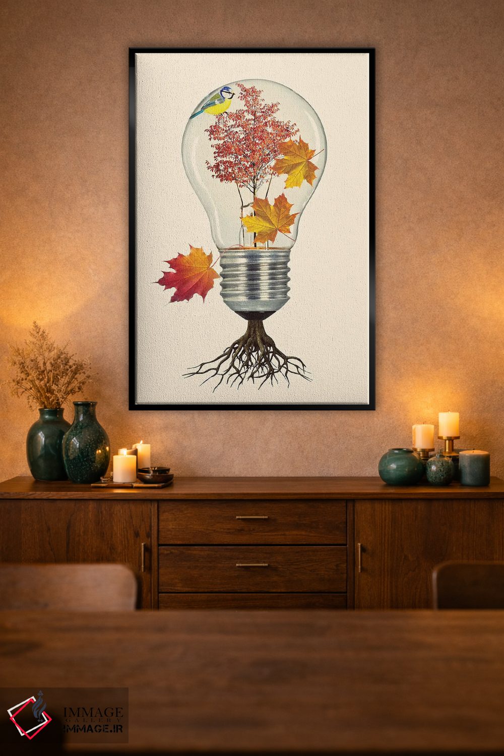 تابلو دکوراتیو پاییز اثر کیکی سی لندن - D2B