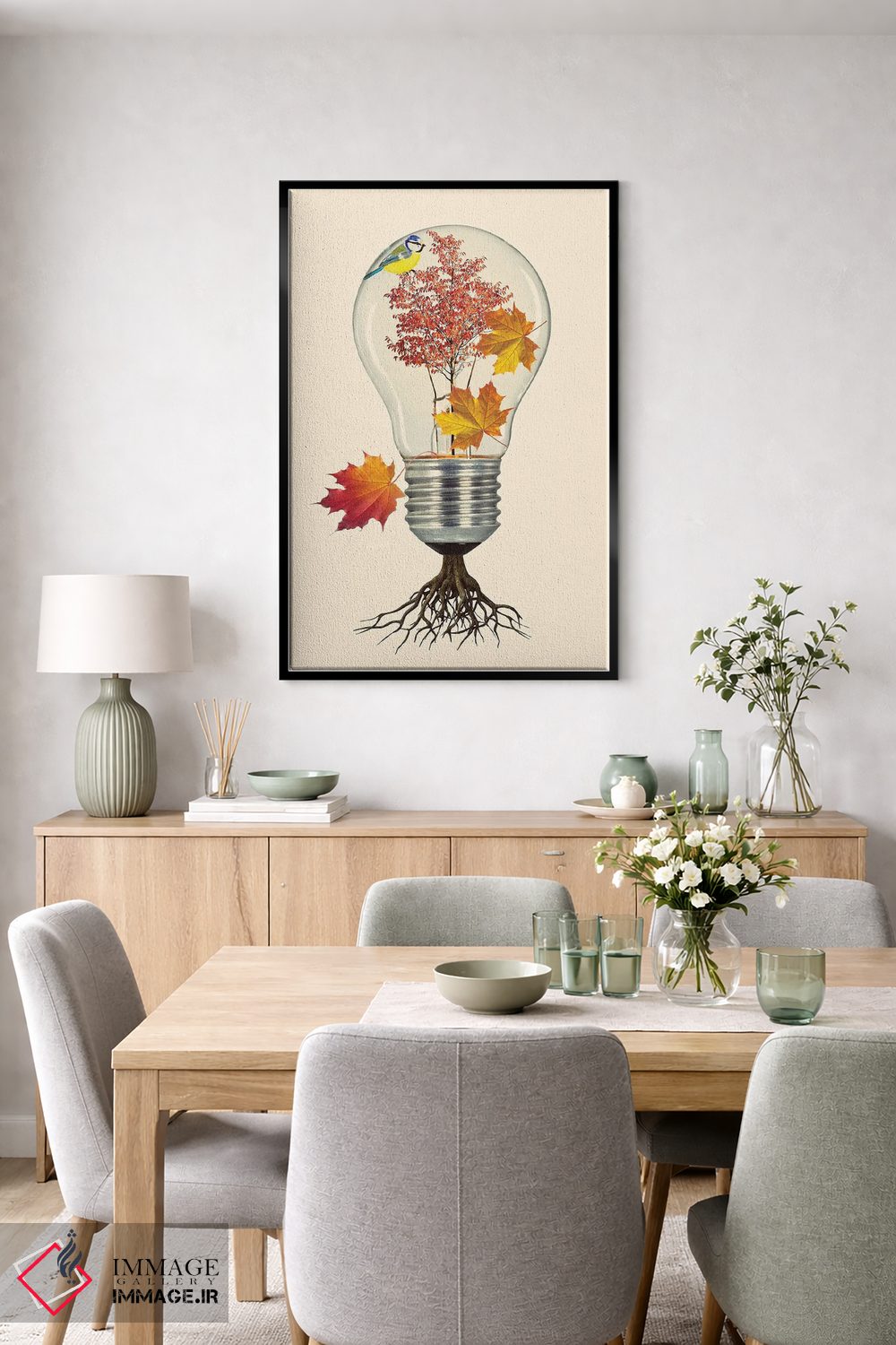 تابلو دکوراتیو پاییز اثر کیکی سی لندن - D6B