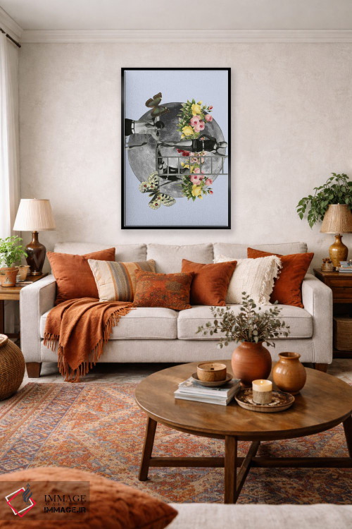 تابلو دکوراتیو ماه مقدس اثر کیکی سی لندن - D4B