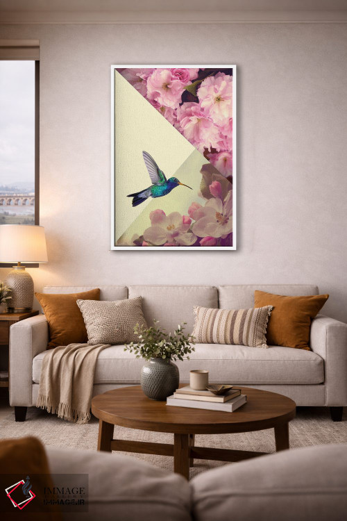 تابلو دکوراتیو مرغ مگس عاشق اثر کیکی سی لندن - D2W