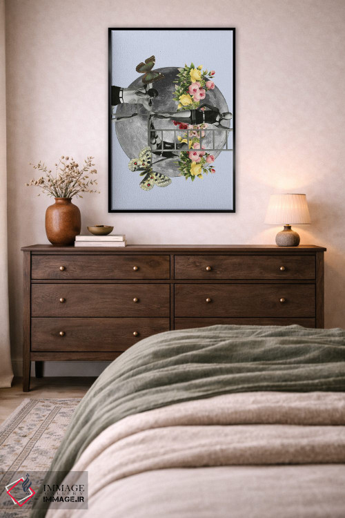 تابلو دکوراتیو ماه مقدس اثر کیکی سی لندن - D5B