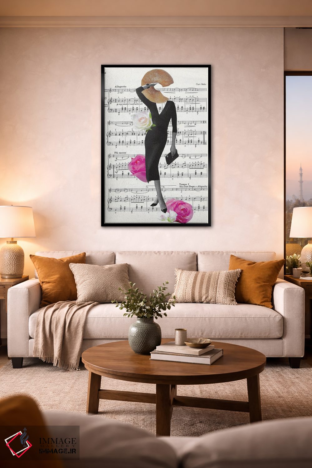 تابلو دکوراتیو اصلا اهمیتی نمی دهم اثر کیکی سی لندن - D2B