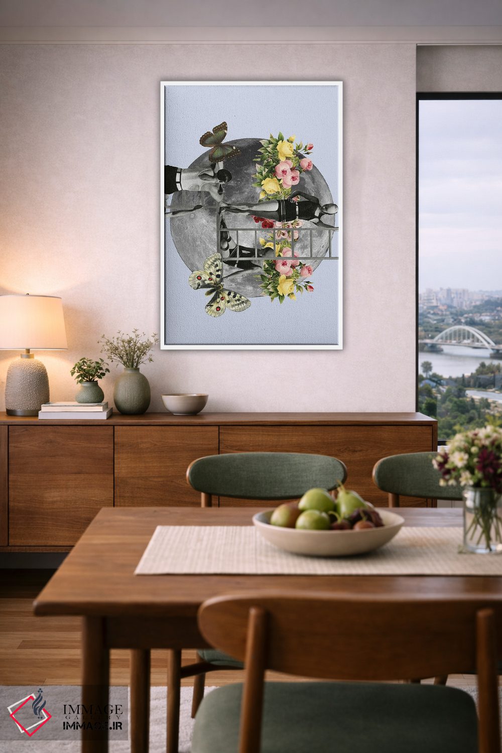 تابلو دکوراتیو ماه مقدس اثر کیکی سی لندن - D6W