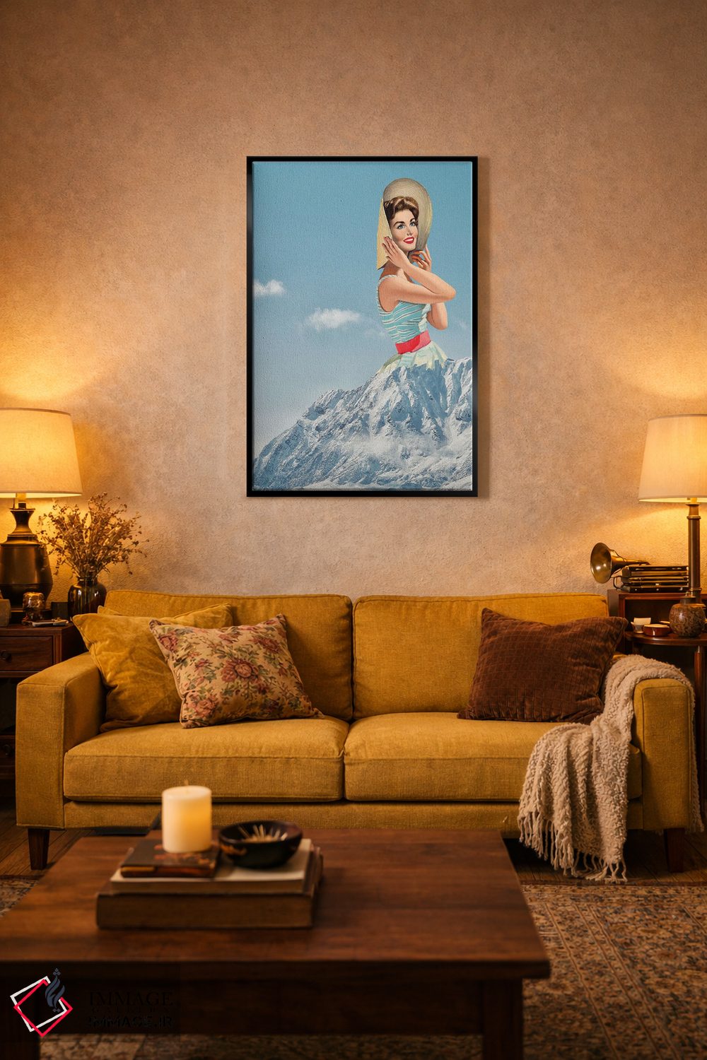 تابلو دکوراتیو شعر طبیعت اثر کیکی سی لندن - D3B