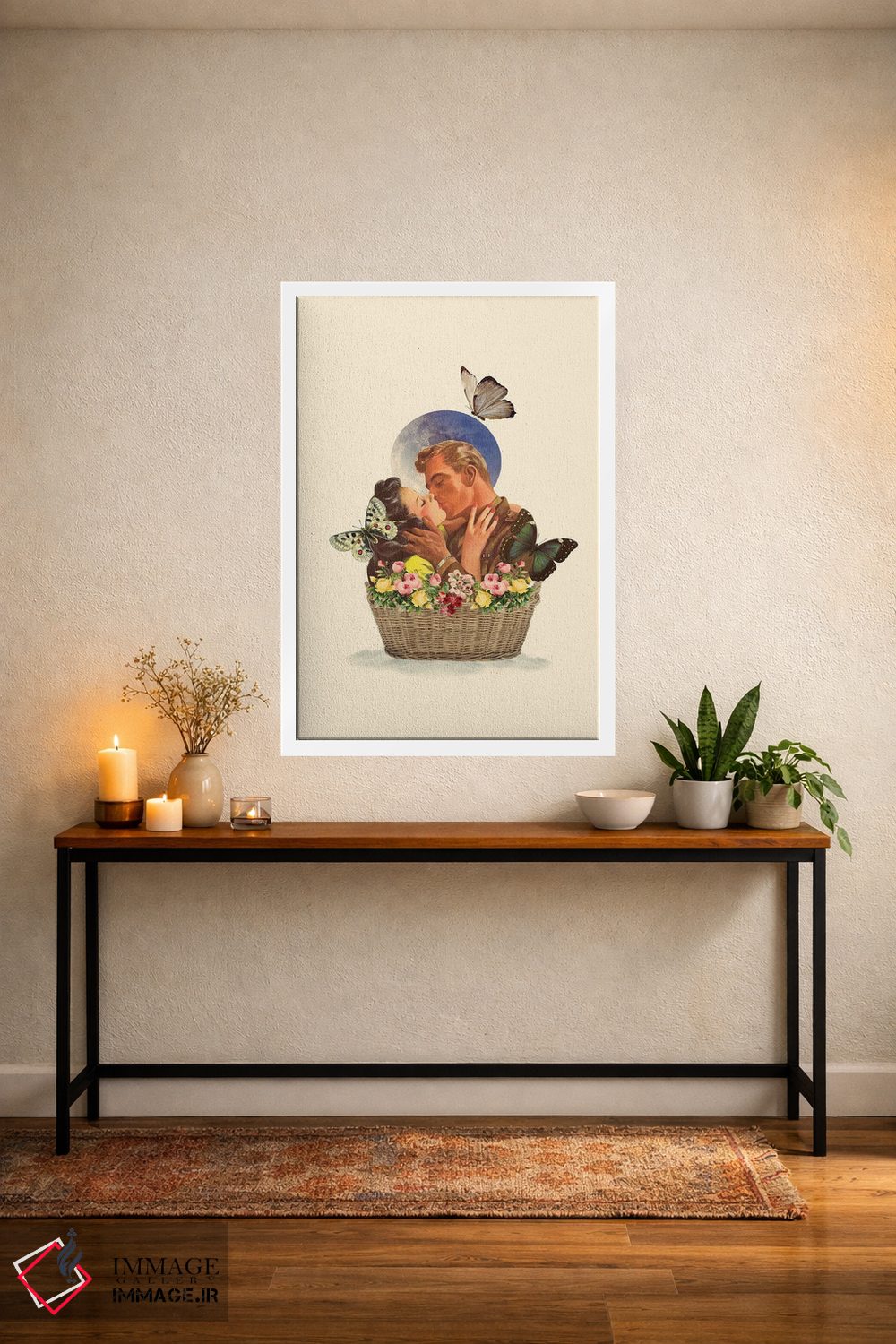 تابلو دکوراتیو سبد عشق اثر کیکی سی لندن - D3W