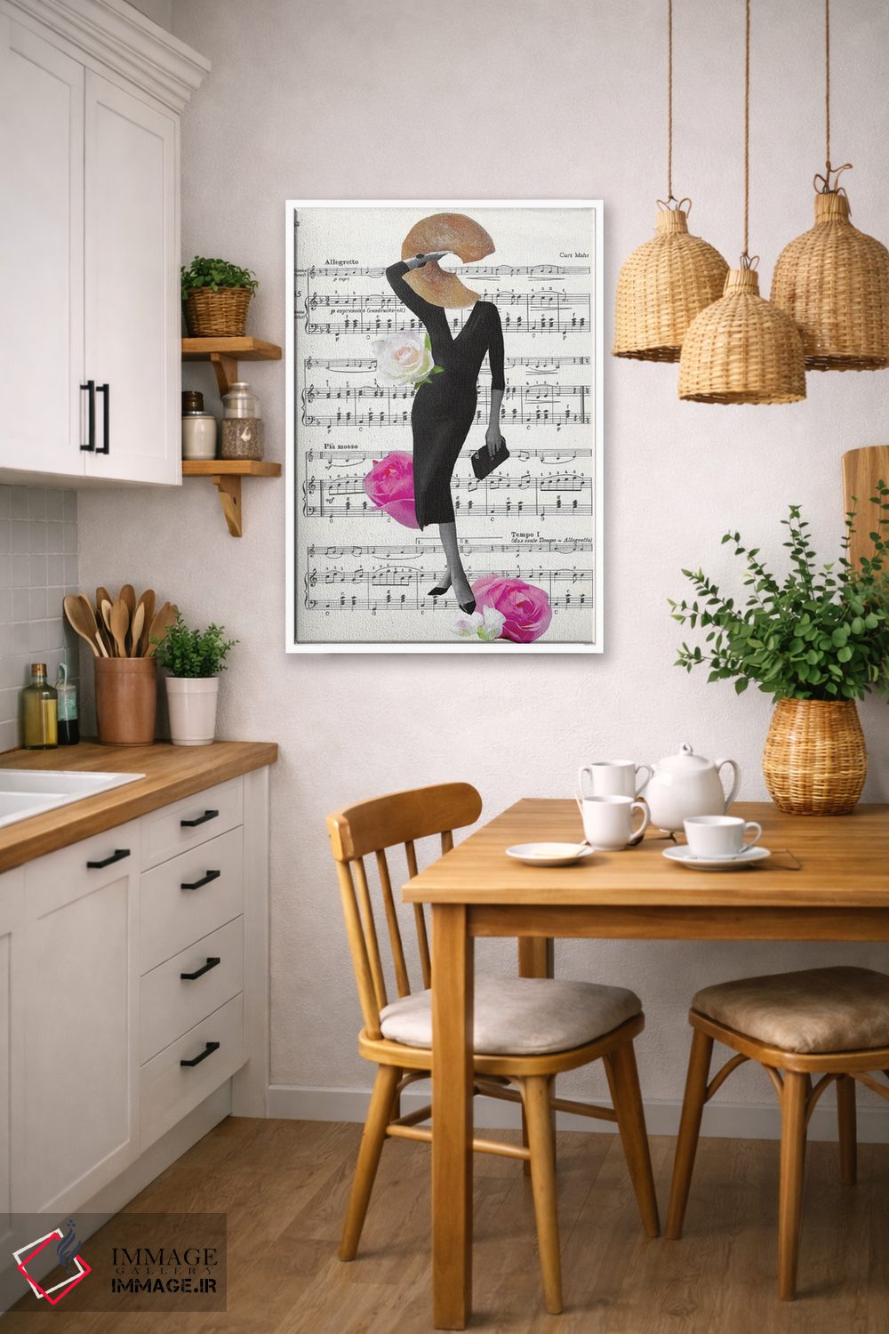 تابلو دکوراتیو اصلا اهمیتی نمی دهم اثر کیکی سی لندن - D6W