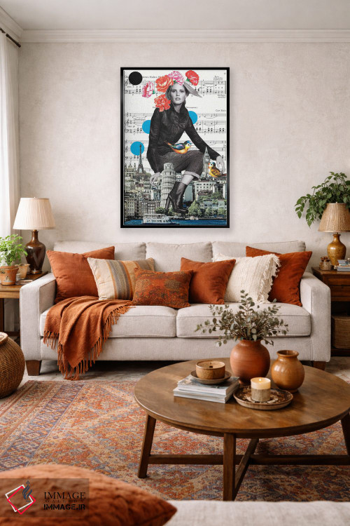 تابلو دکوراتیو راه مرا روشن کن اثر کیکی سی لندن - D4B