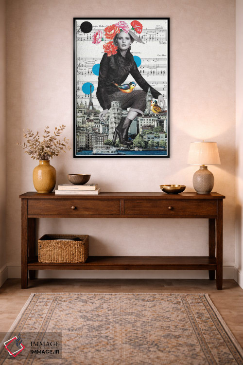 تابلو دکوراتیو راه مرا روشن کن اثر کیکی سی لندن - D5B