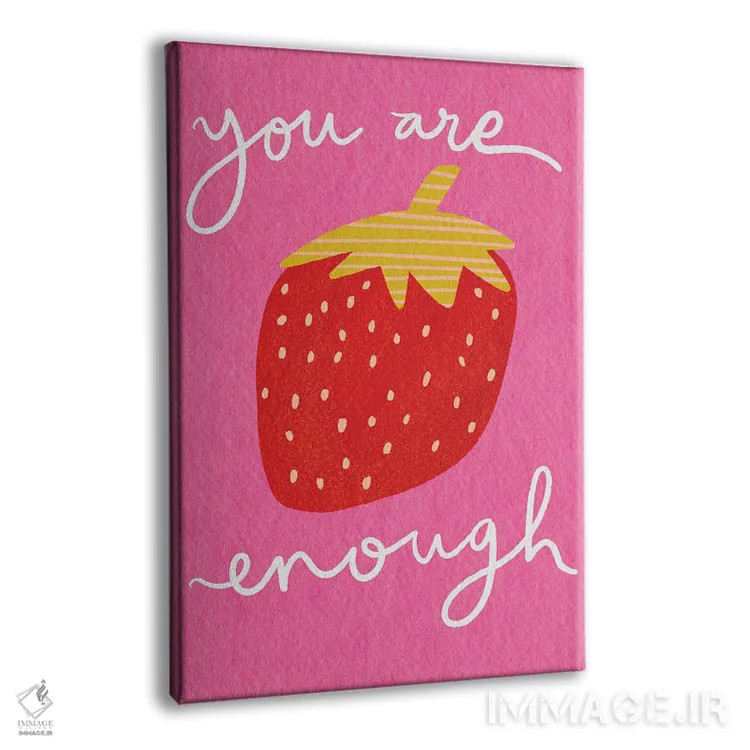 تابلو دکوراتیو تو کافی هستی اثر کارتیکا پارامیتا - نمای پرسپکتیو محصول