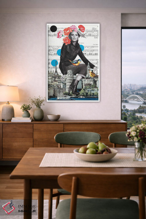 تابلو دکوراتیو راه مرا روشن کن اثر کیکی سی لندن - D6W