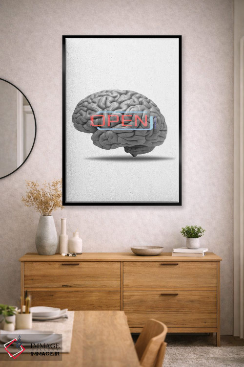 تابلو مینیمال روشن فکر اثر کیکی سی لندن - D2B