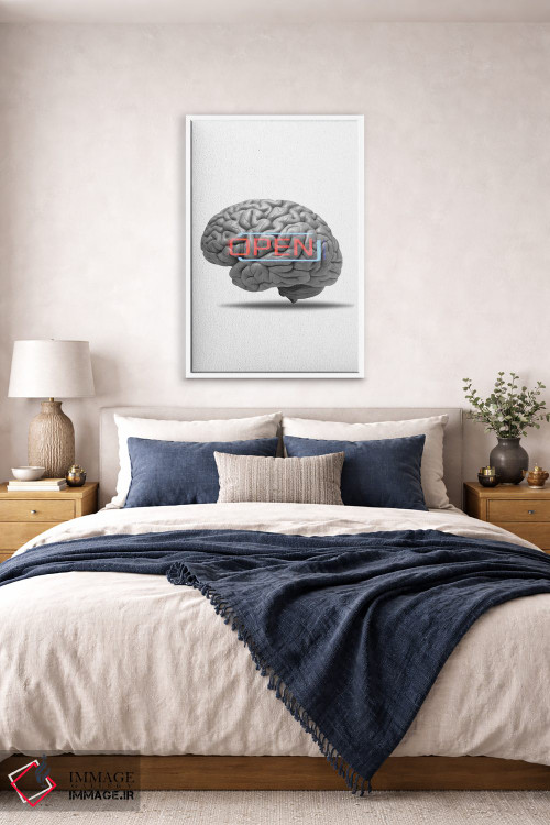 تابلو مینیمال روشن فکر اثر کیکی سی لندن - D3W