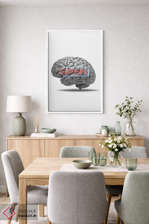 تابلو مینیمال روشن فکر اثر کیکی سی لندن - D4W