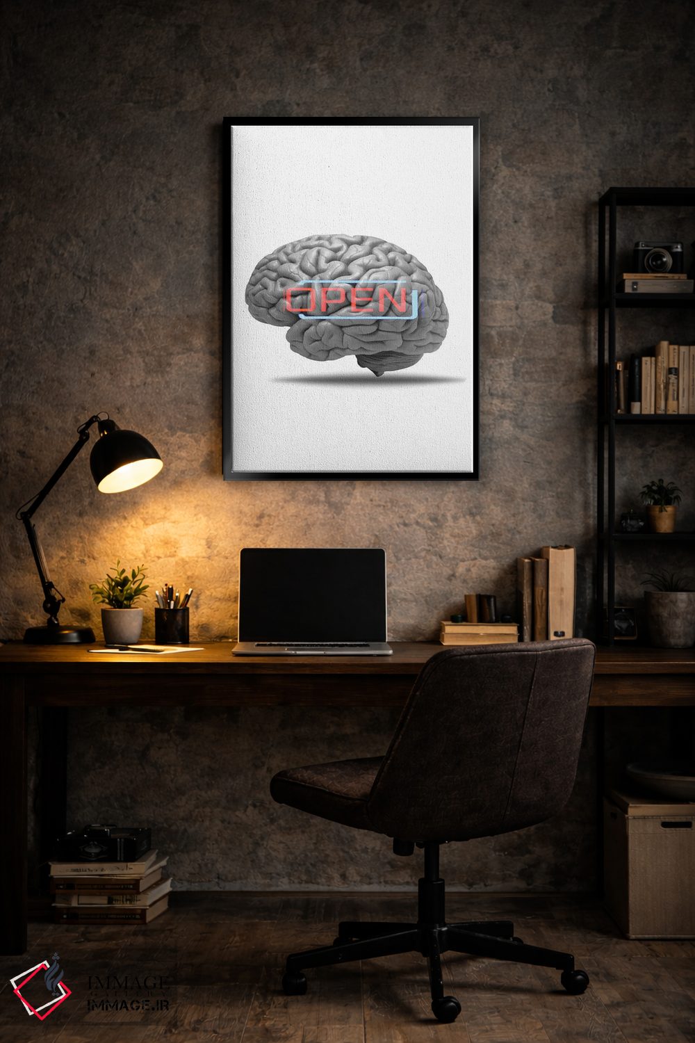 تابلو مینیمال روشن فکر اثر کیکی سی لندن - D6B