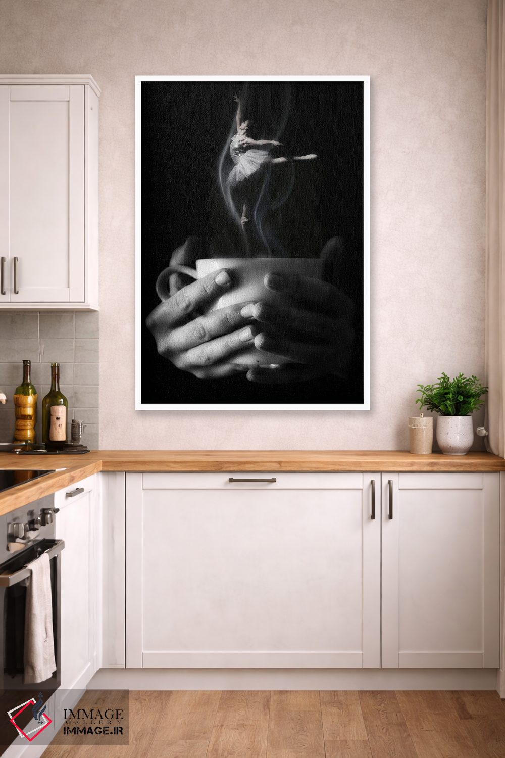 تابلو دکوراتیو جوهره اثر کیکی سی لندن - D4W