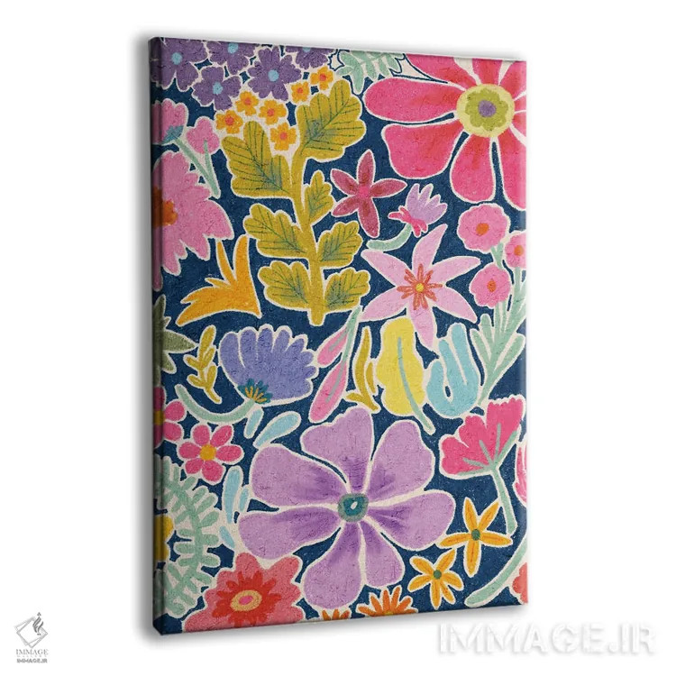 تابلو دکوراتیو فلوریستا اثر کارتیکا پارامیتا - نمای پرسپکتیو محصول