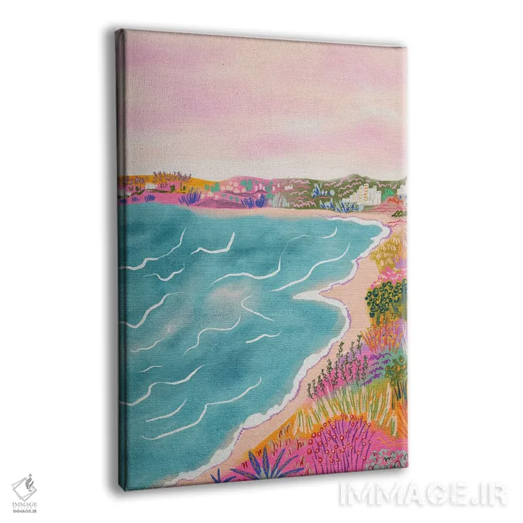 تابلو دکوراتیو منظره دریا اثر کارتیکا پارامیتا - نمای پرسپکتیو محصول